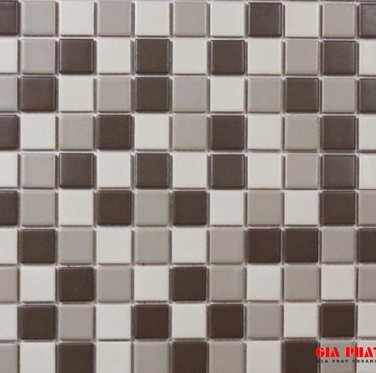 Gạch Mosaic Gốm Trộn Màu