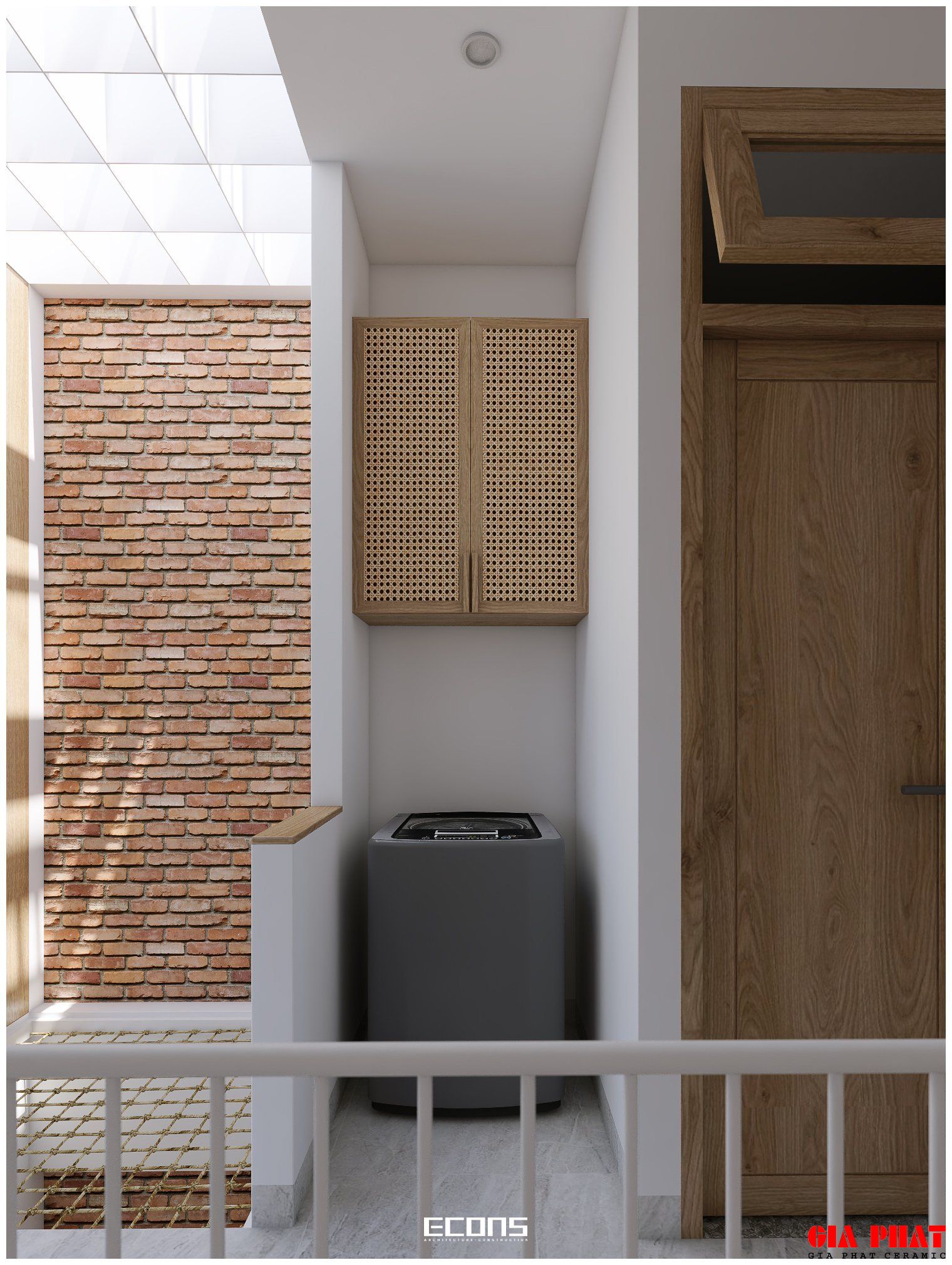 Gạch giả cổ và ứng dụng thực tế.