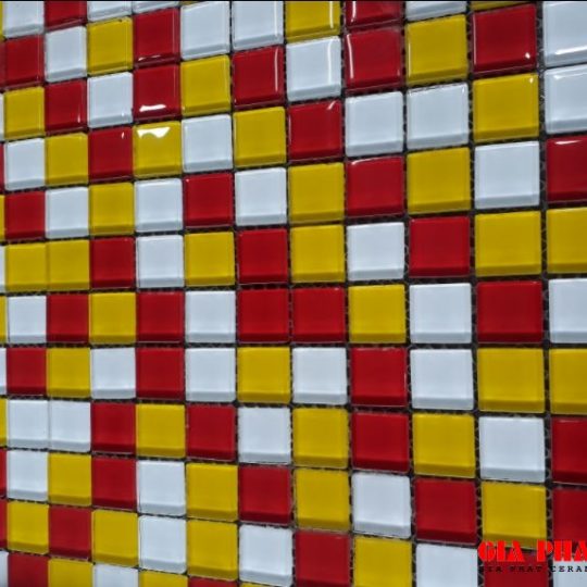 Gạch Mosaic Thủy Tinh Trộn Màu
