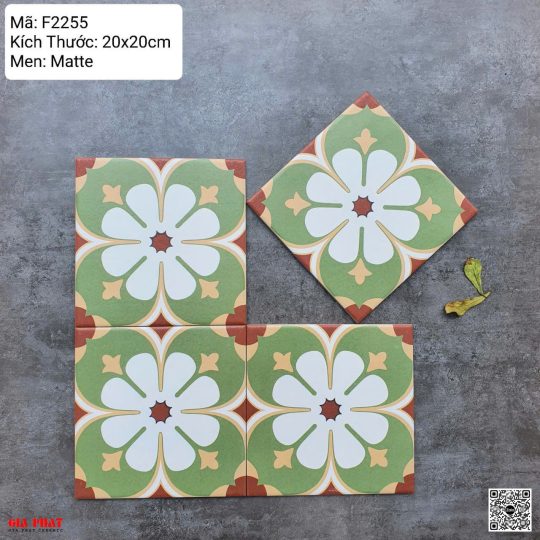 Gạch Bông Men 200x200 Nhập Khẩu GPDSF2255