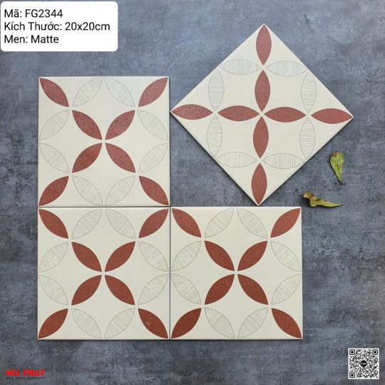 Gạch Bông Men 200x200 Nhập Khẩu GPDSFG2344