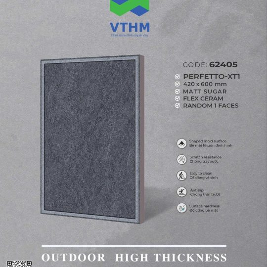 Gạch Lát Sân Vườn 42x60x1,2cm GPVC 62405