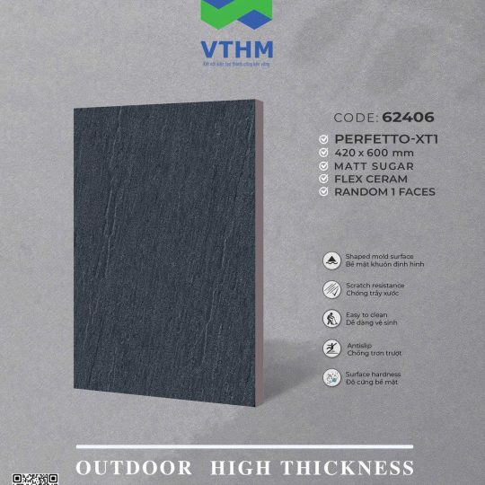 Gạch Lát Sân Vườn 42x60x1,2cm GPVC 62406